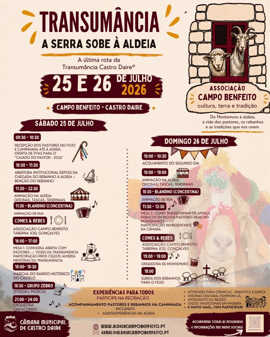 Logo Transumância -A Serra sobe à aldeia